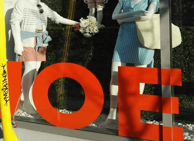 JOE FRESH Window Display