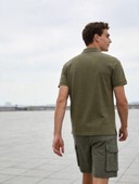 Classic Pique Polo Shirt, Multi-Pocket Cargo Shorts Matching Set, Men's 2 Piece Summer Outfit