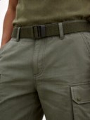 Classic Pique Polo Shirt, Multi-Pocket Cargo Shorts Matching Set, Men's 2 Piece Summer Outfit
