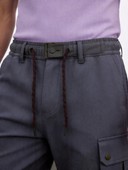 Classic Pique Polo Shirt & Multi-Pocket Cargo Pants Matching Set, Men's 2 Piece Casual Outfit