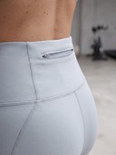 Women's 2 Piece Tracksuit Set, Ribbed Stand Collar Zip Jacket, Color Block Leggings Athletic Outfit